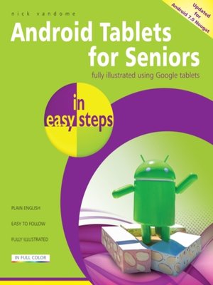 cover image of Android Tablets for Seniors in easy steps